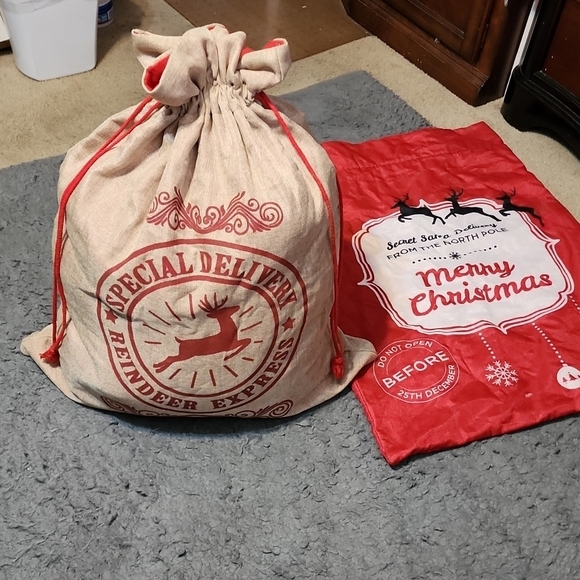 Other - **Santa Clause burlap sacks**